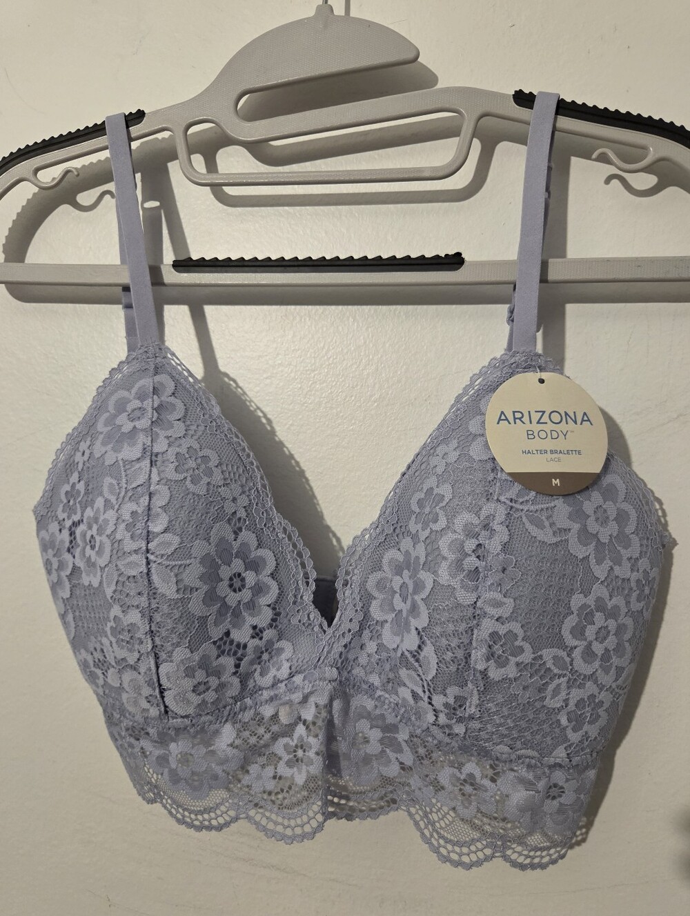 Arizona Jean Company Light Lavender Lace Bralette